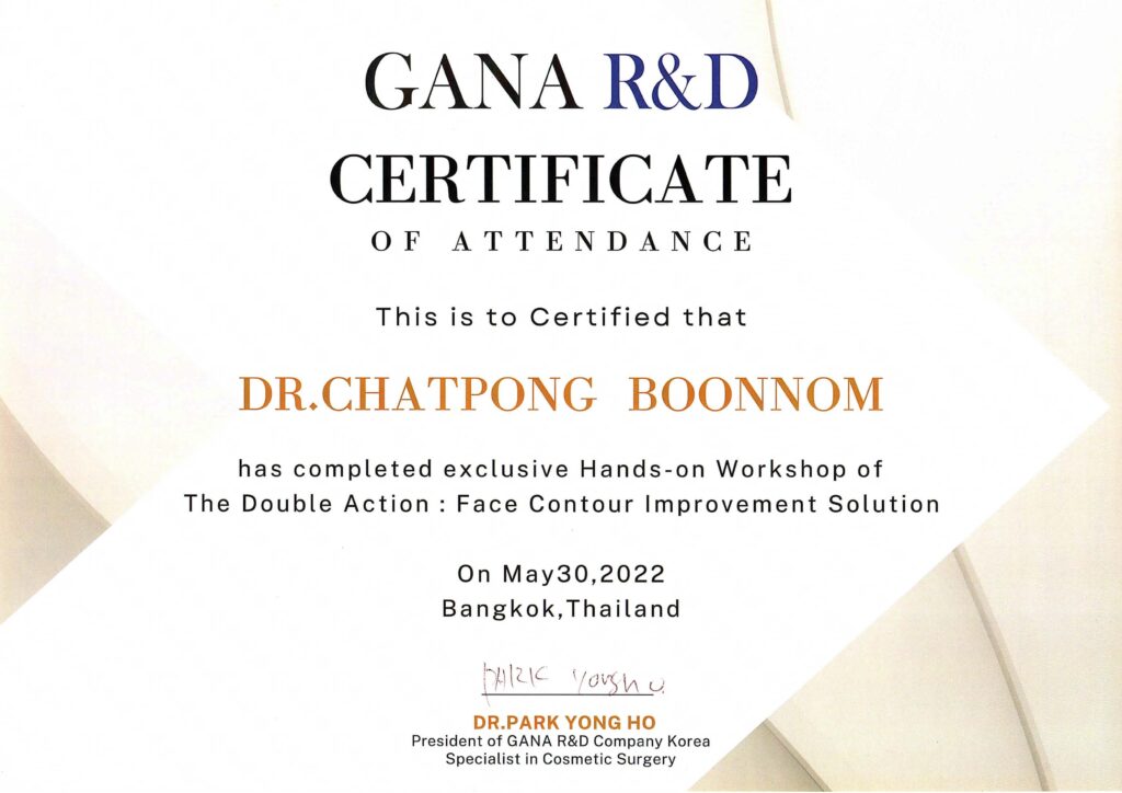 Med Design Clinic Certificate